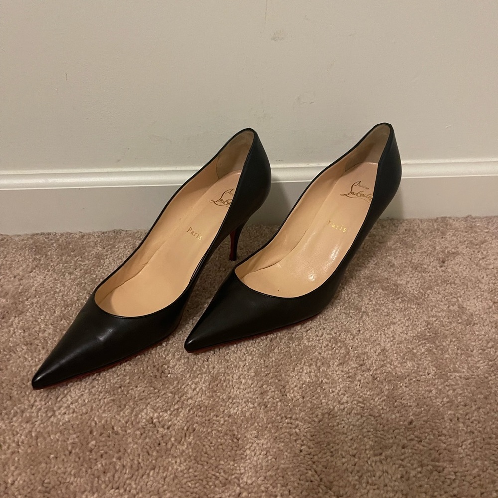 Black Christian Louboutin Stilettos